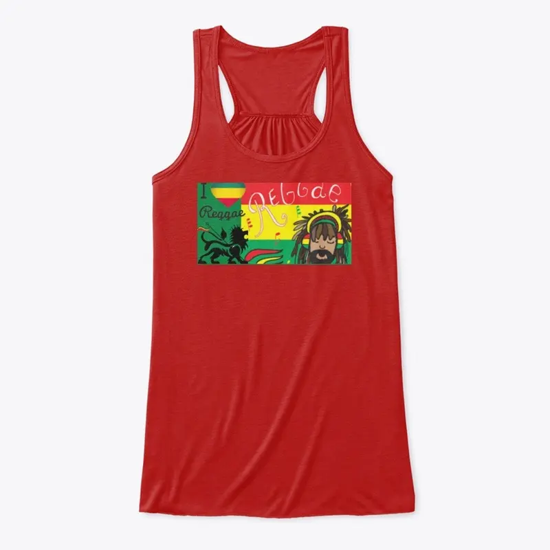 I Love Reggae Music Tank Top