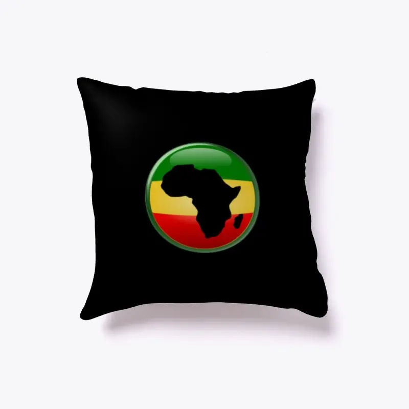 Africa Map Pillow