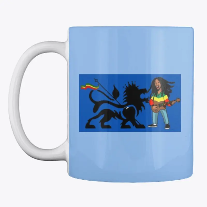 Judah Lion Rasta Man Drinkware